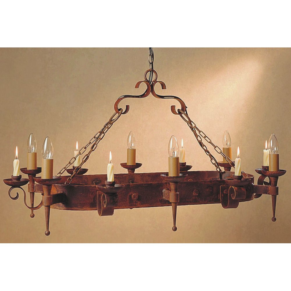 SMRR00006C/A Refectory Pendant Candle Oblong