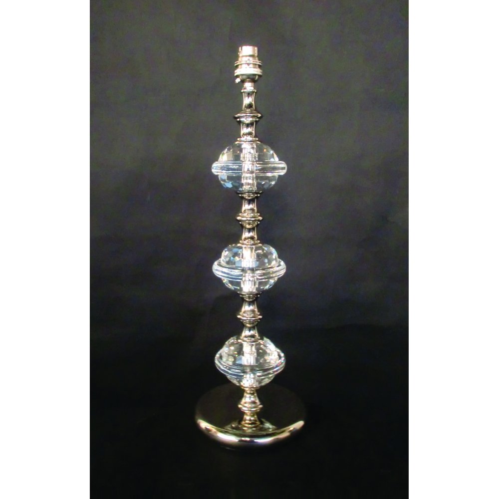 ST0000F/TL/N Boston Optic Crystal Table Lamp Nickel