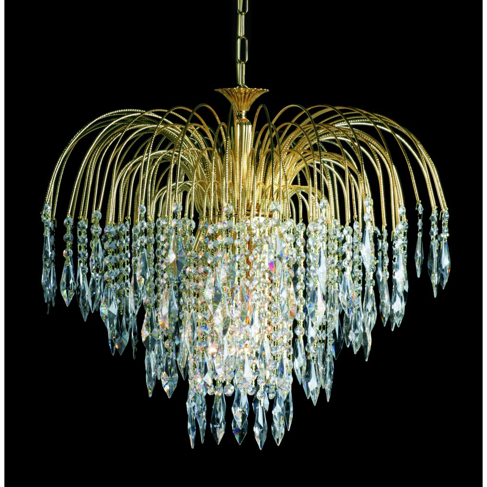 ST02000/60/06/G Shower Crystal Strass Gold