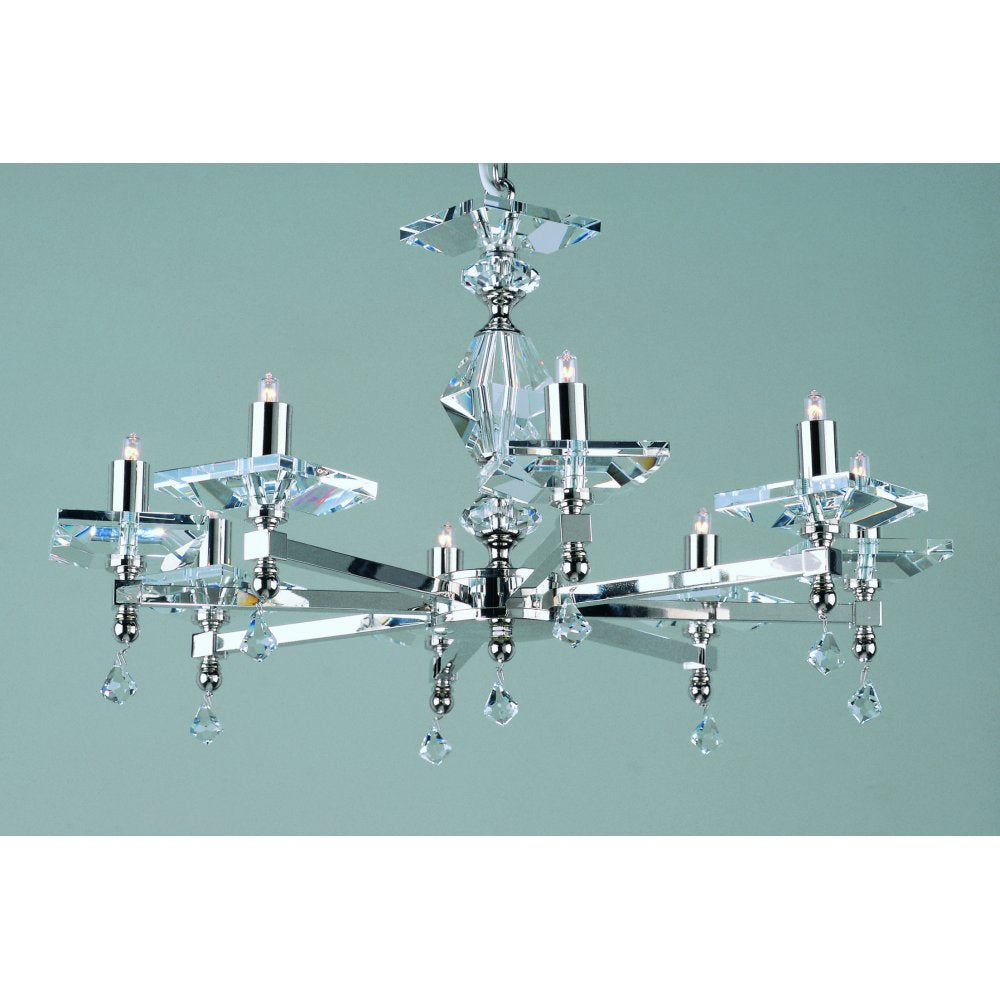 STH04054/08/N Capri Optic Glass Pans Nickel
