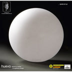M1395 Huevo Ball Table Lamp 1 Light CFL Large In Line Switch Indoor Opal White