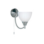 1805-1SC Alton 1 Light Wall Light Chrome Opal