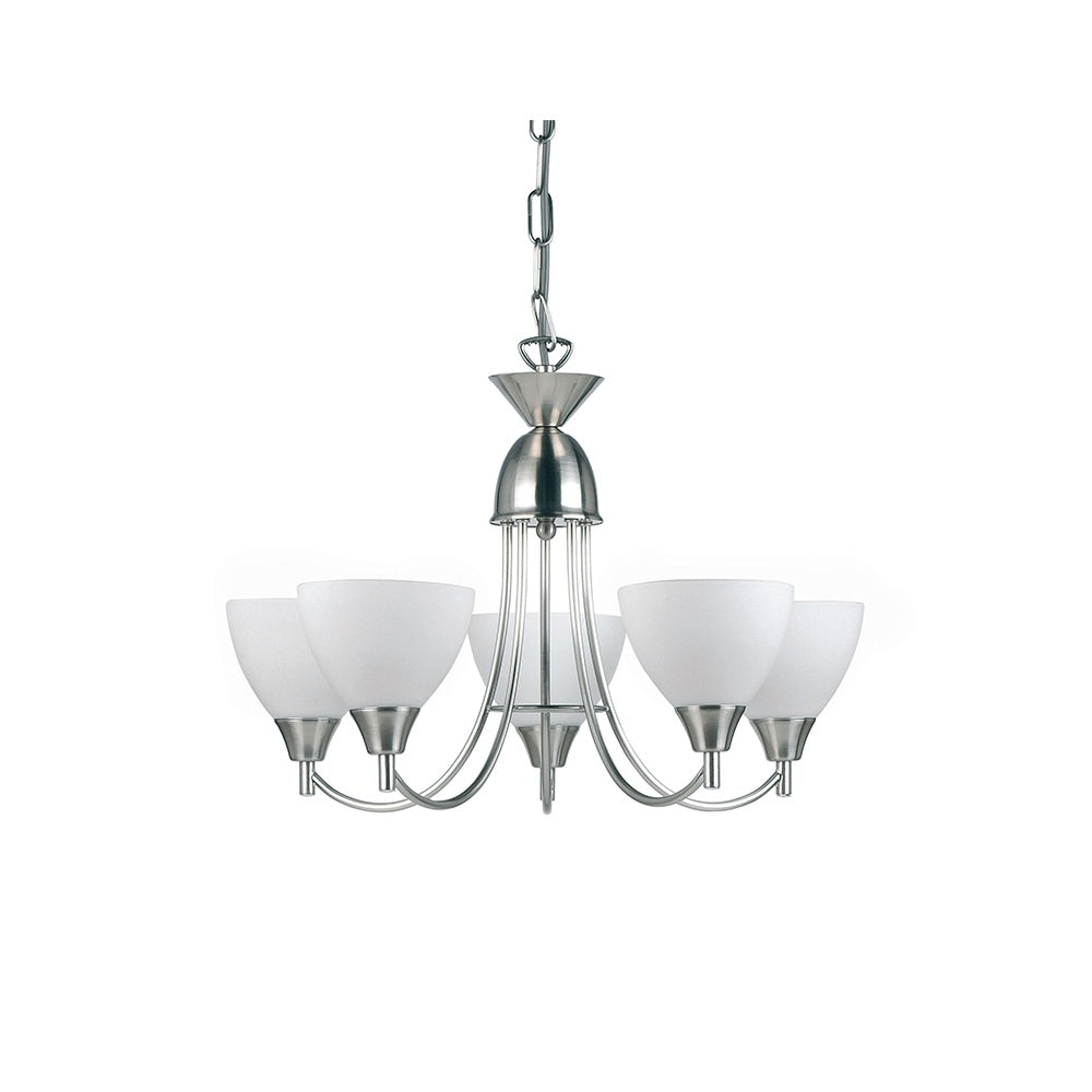 1805-5SC Alton indoor pendant multi arm glass