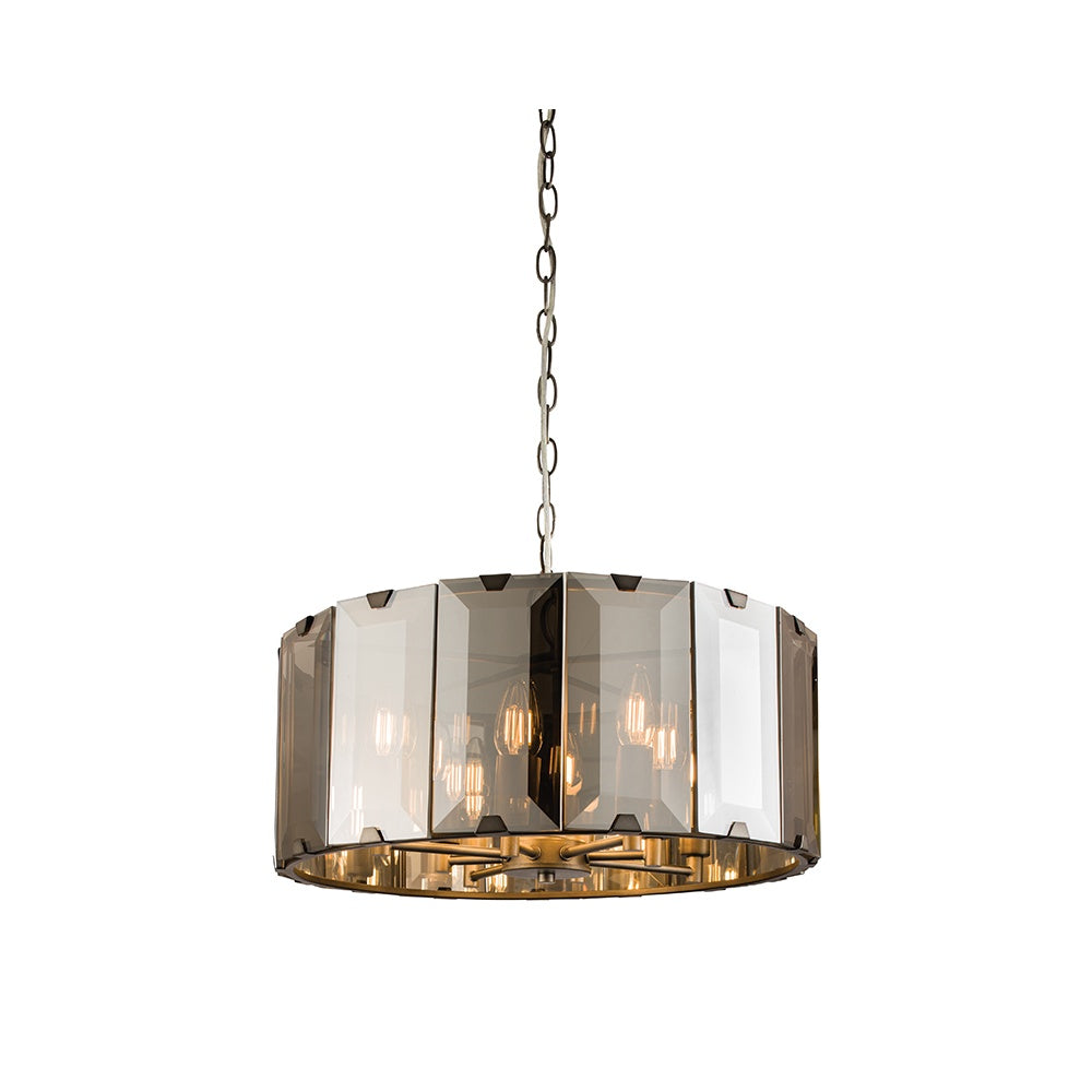 61294 Clooney Indoor Pendant Multi Arm Glass