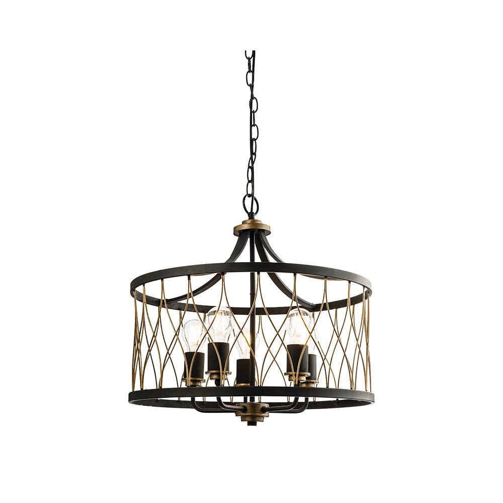 61498 Heston Indoor Pendant Multi Arm Lamp