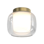 1450015 Aquina 240 Bathroom Ceiling Light Matt Brushed Brass
