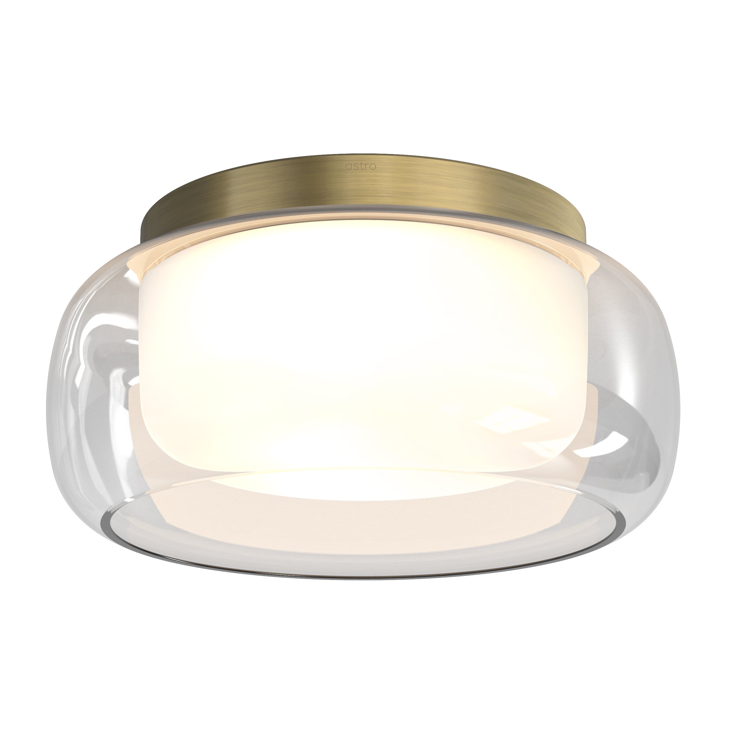 1450016 Aquina 360 Bathroom Ceiling Light Matt Brushed Brass