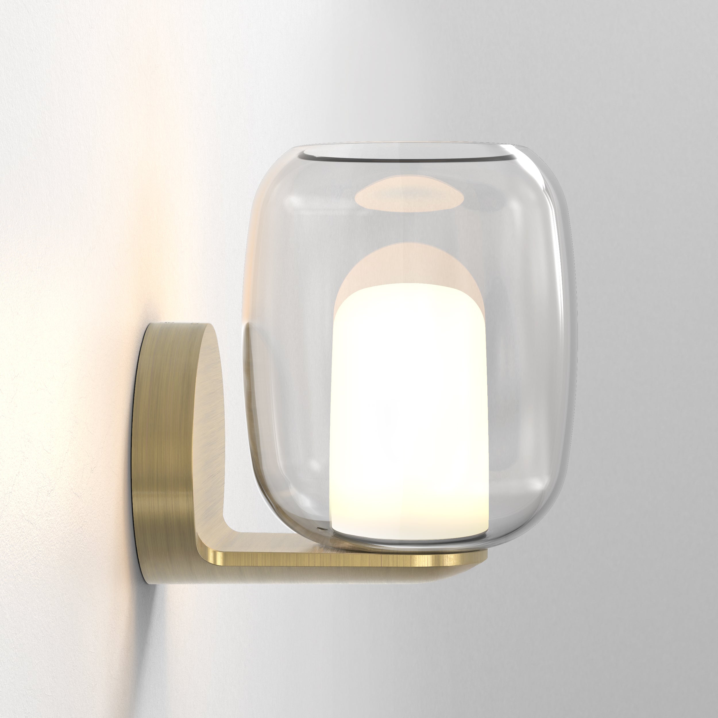 1450019 Aquina Bathroom Wall Light Matt Brushed Brass
