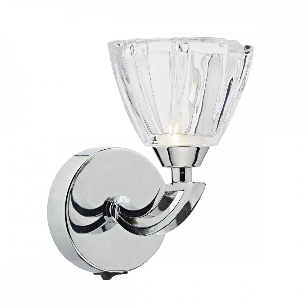 Dar VIT0750 Vito Single Wall Bracket Polished Chrome
