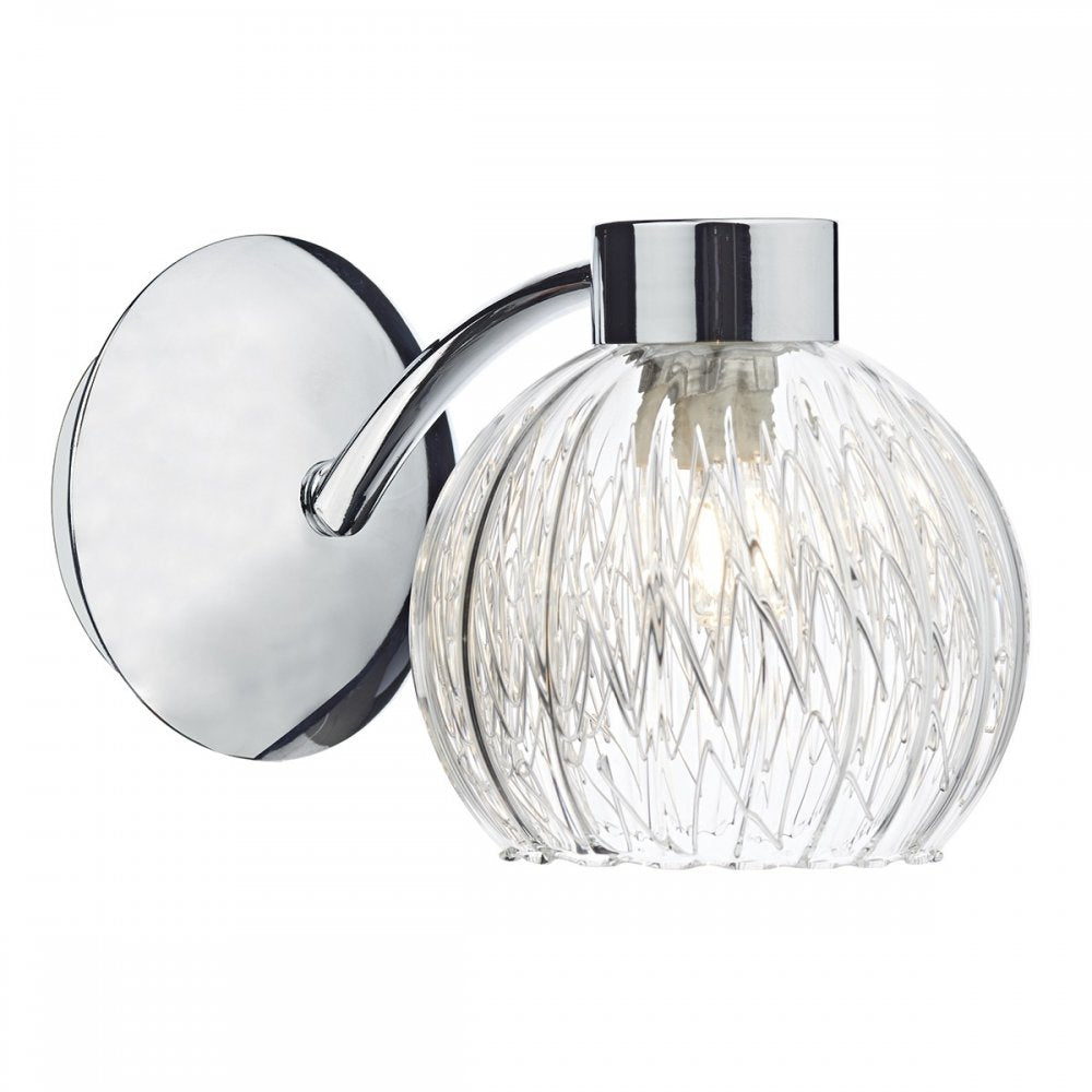 Dar YAS0750 Yasmin Single Wall Bracket Polished Chrome (S)