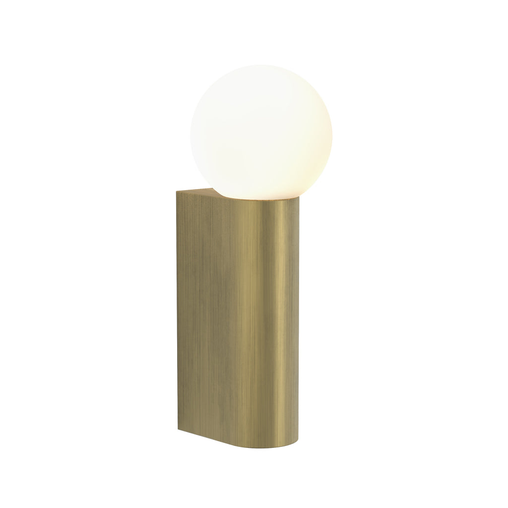 1459012 Ortona Bathroom Single Wall Light Matt Brushed Brass