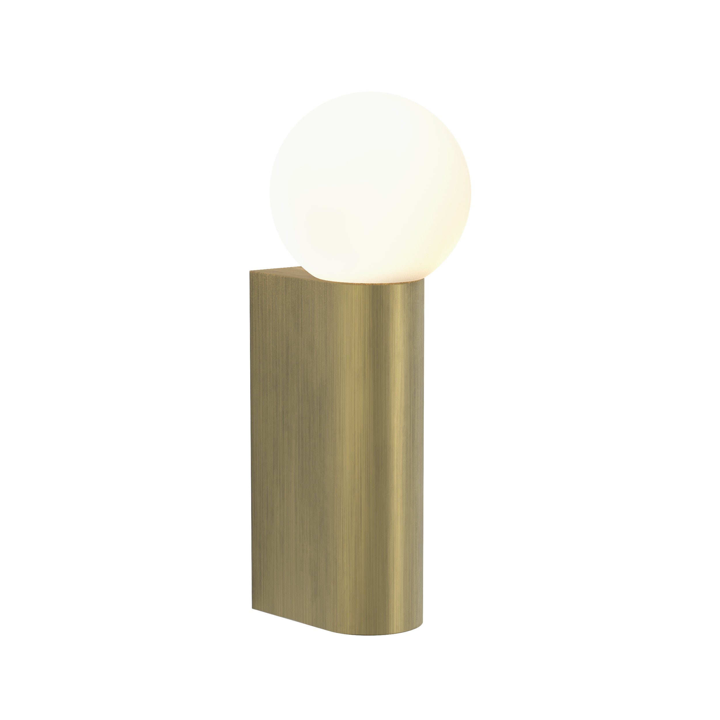 1459012 Ortona Bathroom Single Wall Light Matt Brushed Brass