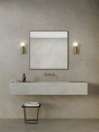 1459012 Ortona Bathroom Single Wall Light Matt Brushed Brass