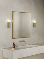 1459012 Ortona Bathroom Single Wall Light Matt Brushed Brass