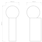 1459012 Ortona Bathroom Single Wall Light Matt Brushed Brass