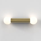 1459013 Ortona Bathroom Twin Wall Light Matt Brushed Brass