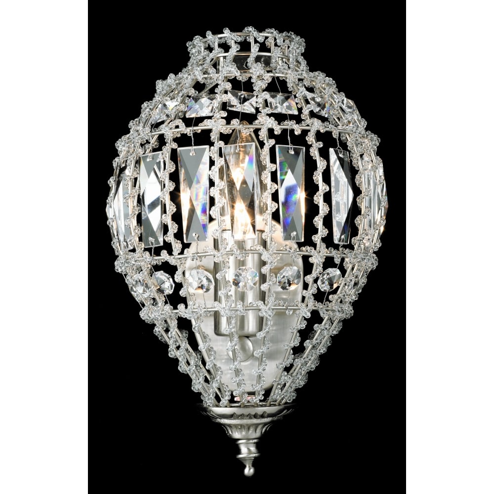 CO01219/WB/C Bombay Beaded Wall Light