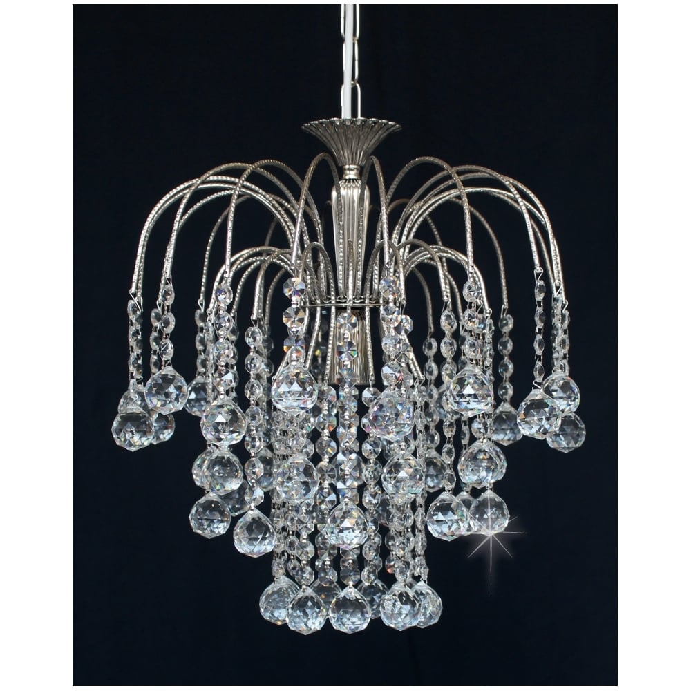 ST01800/35/01/N Shower Pendant With Balls Nickel