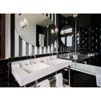 1049001 Arezzo Wall Bathroom Wall Light Polished Chrome (S)