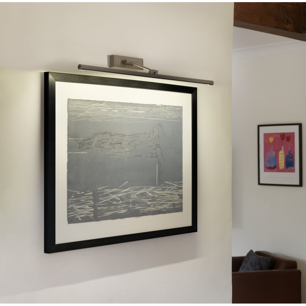1115009 Goya 760 LED Picture Light Brushed Nickel