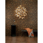 Dar RAW1264 Rawley 12 Light Ribbon Pendant Satin Copper