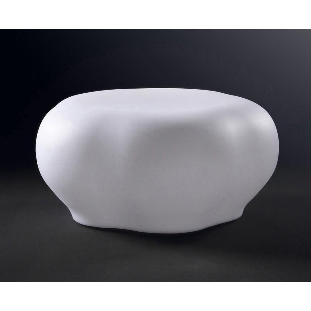 M1332 Huevo Stool 1 Light E27 Outdoor Opal White