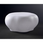 M1384 Huevo Stool Direct Charge 1 Light LED RGB Outdoor Opal White