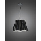 M3721 Miss Pendant 3 Light E27 Gloss Black/Polished Chrome