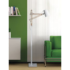 M3774 Looker Floor Lamp 1 Light E27 Matt White/Beech