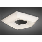 M3795 City Flush Ceiling 28W LED Large Polished Chrome / White Acrylic