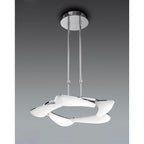 M3801 Mistral Telescopic 30W LED Round Polished Chrome/Frosted Acrylic