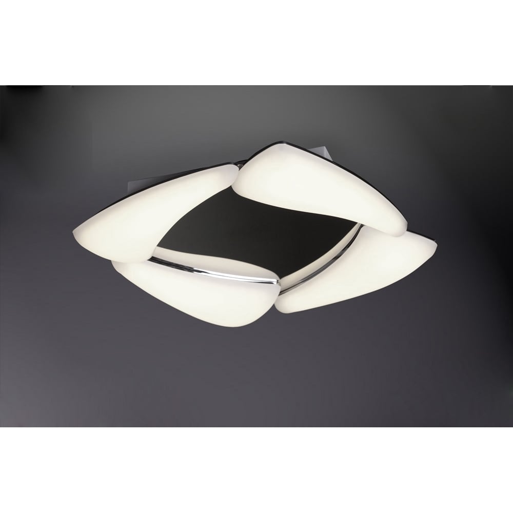 M3806 Mistral Flush Ceiling 24W LED Polished Chrome/Frosted Acrylic