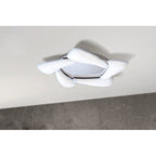 M3807 Mistral Flush Ceiling 30W LED Polished Chrome/Frosted Acrylic