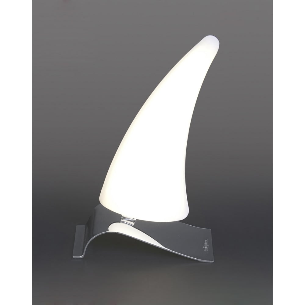 M3810 Mistral Table Lamp Right 6W LED Polished Chrome/Frosted Acrylic