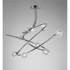 M3940 Maremagnum Ceiling 8 Light G9 Polished Chrome