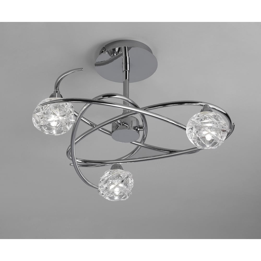 M3944 Maremagnum Ceiling 3 Light G9 Polished Chrome (S)
