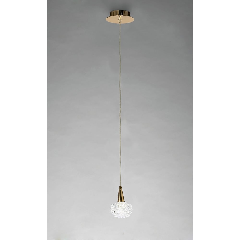 M3946FG Maremagnum Pendant 1 Light G9 French Gold