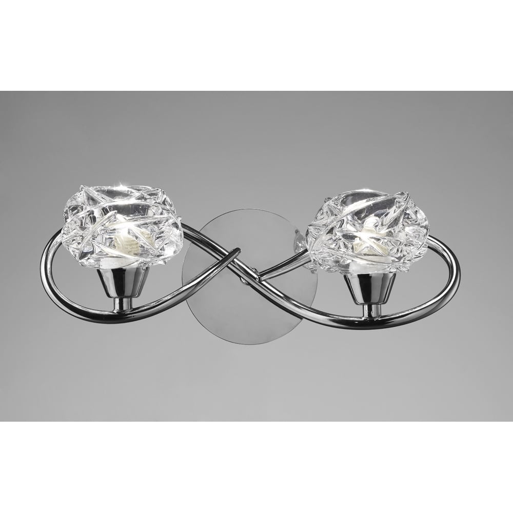 M3947/S Maremagnum Wall Lamp Switched 2 Light G9 Polished Chrome (S)
