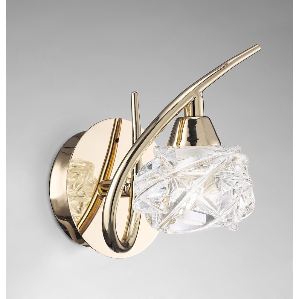 M3948FG/S Maremagnum Wall Lamp Switched 1 Light G9 French Gold