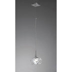 M3963 Artic Pendant 1 Light E27 Large Polished Chrome