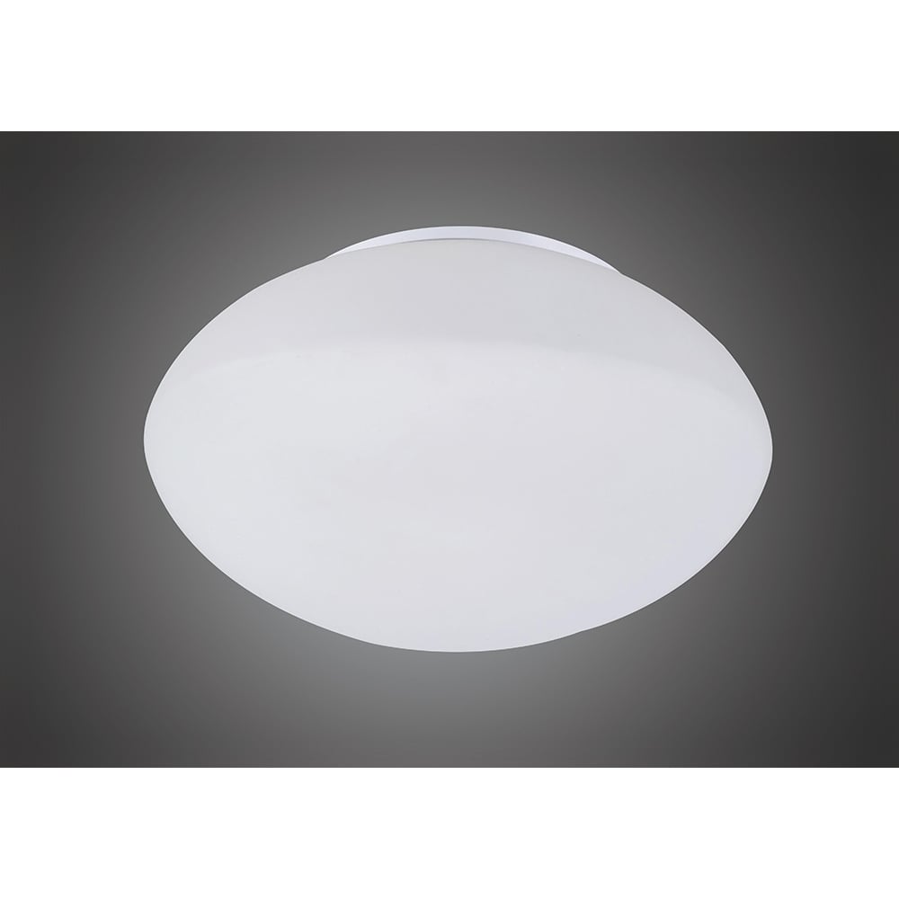 M4897 Opal Ceiling/Wall 1 Light E27 Polished Chrome/Frosted White Glass