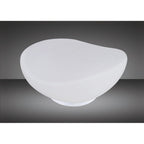 M4898 Opal Table Lamp 1 Light E27 White Base/Frosted White Glass