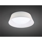M4960 Nordica Flush Ceiling 12W LED 32CM Off White White Acrylic Ivory White Shade