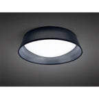M4965 Nordica Flush Ceiling 21W LED 45CM Black White Acrylic Black Shade