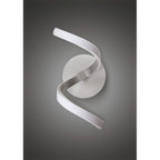 M4985 Nur Wall Lamp 10W LED Silver/Frosted Acrylic/Polished Chrome