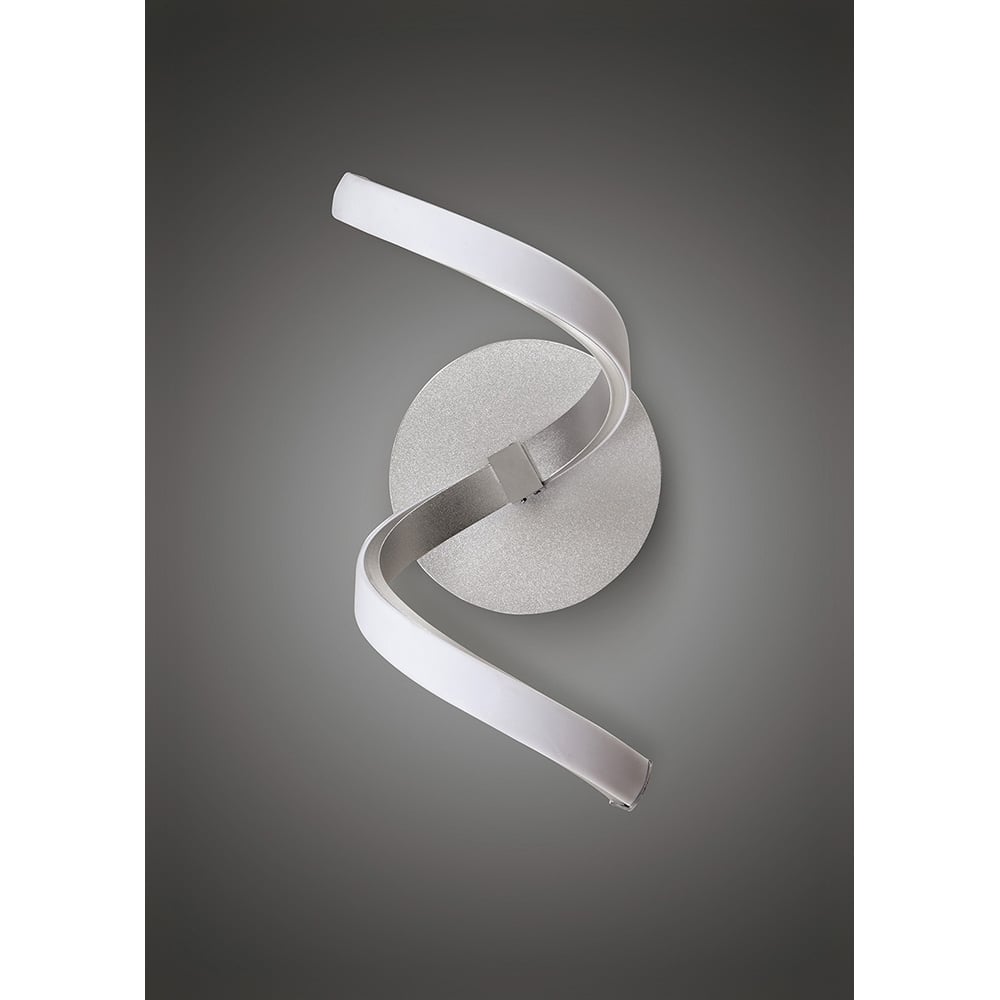 M4985 Nur Wall Lamp 10W LED Silver/Frosted Acrylic/Polished Chrome