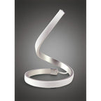 M4986 Nur Table Lamp 15W LED Silver/Frosted Acrylic/Polished Chrome
