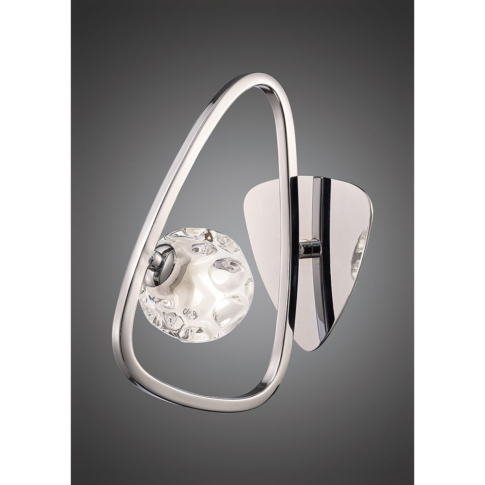 M5017/S Lux Switched Wall Lamp 1 Light G9 Polished Chrome