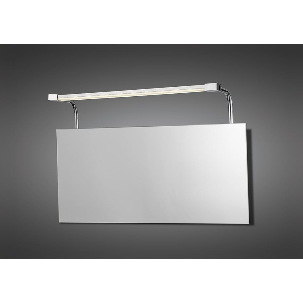 M5086 Sisley Bathroom Wall Lamp 6W LED Chrome Silver / Frosted Acrylic / Polished Chrome