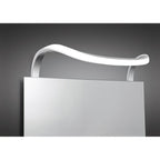 M5087 Sisley Bathroom Wall Lamp 12W LED Chrome Silver/Frosted Acrylic/Polished Chrome